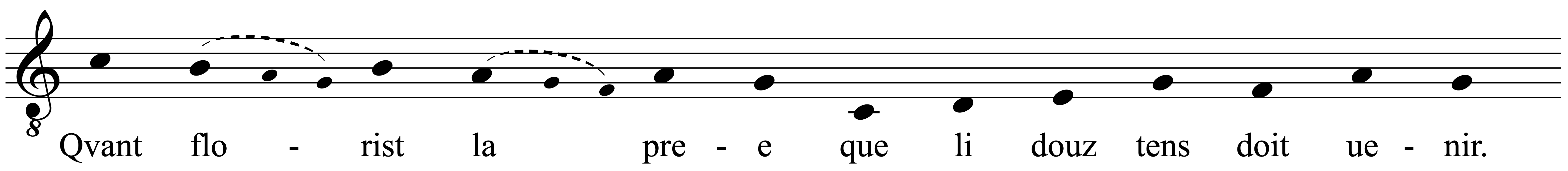 Work musical notation